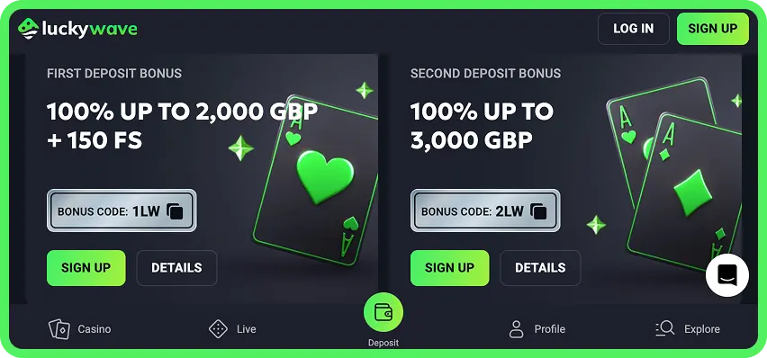 casino luckywave app